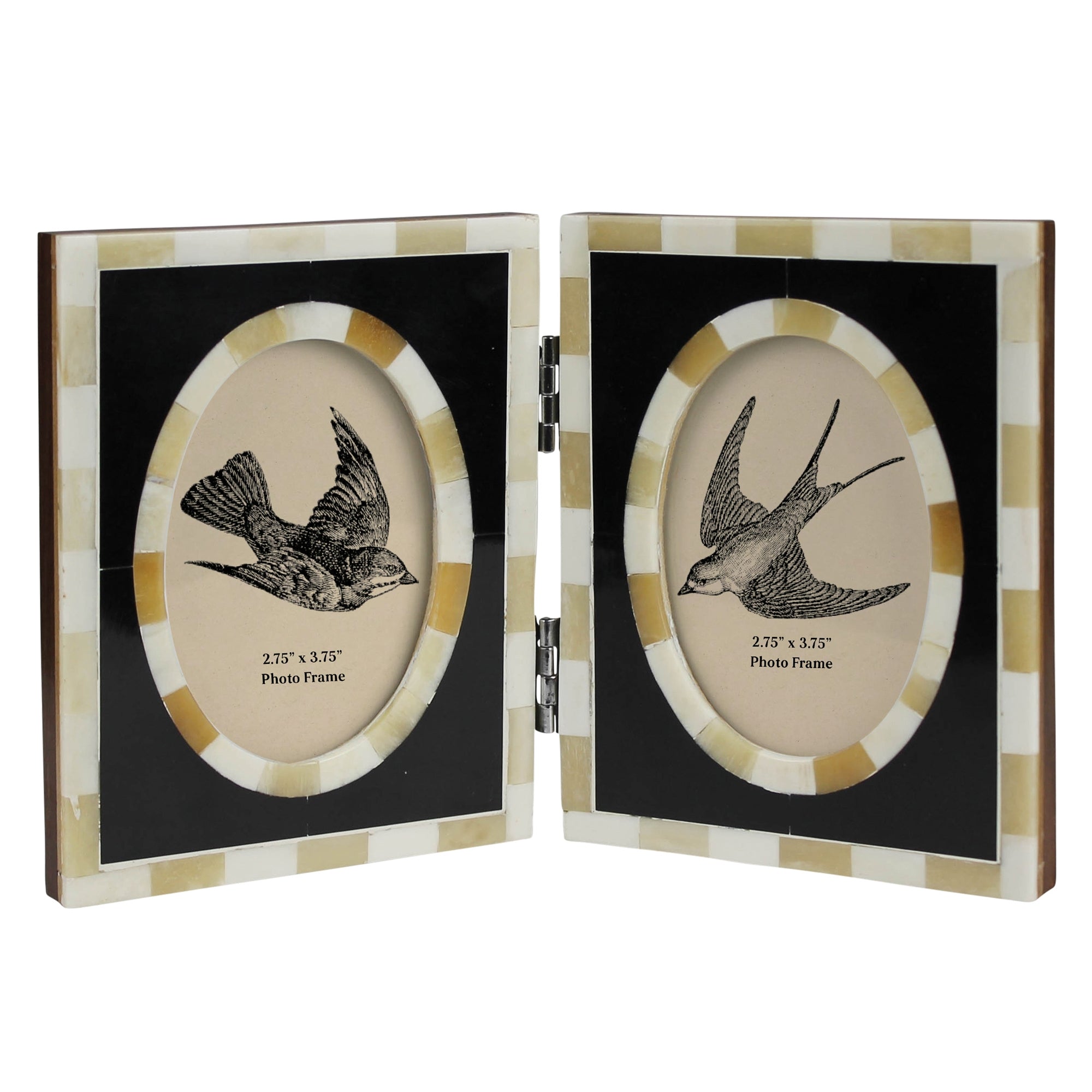 Horn & Bone Double Frame