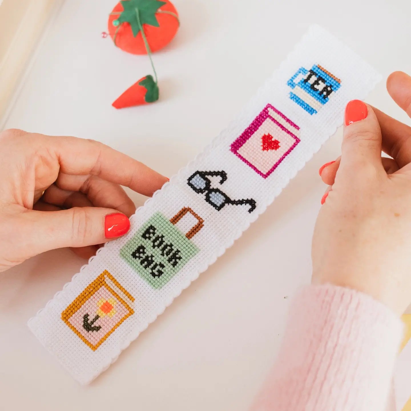 Bookish Cross Stitch Bookmark Kit