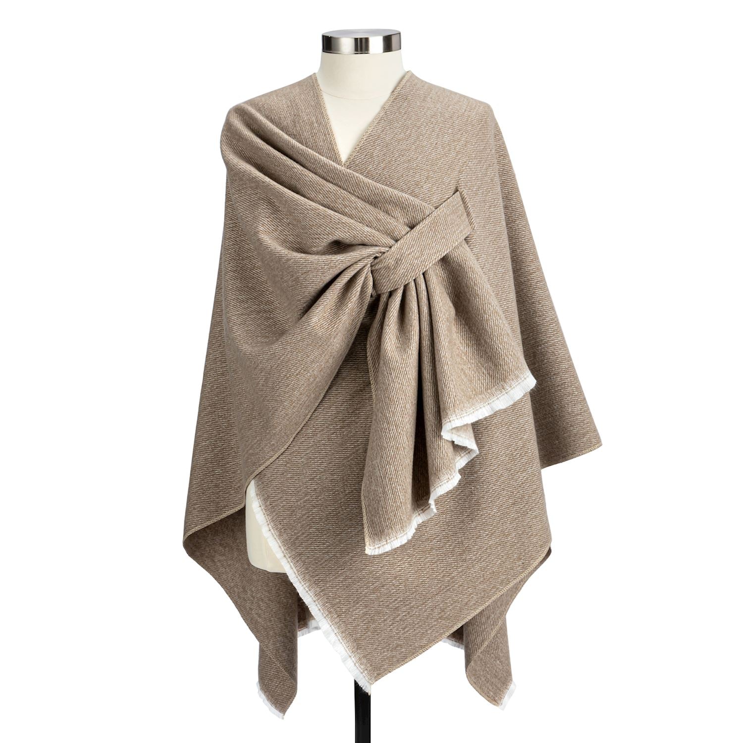 Heathered Keyhole Wrap