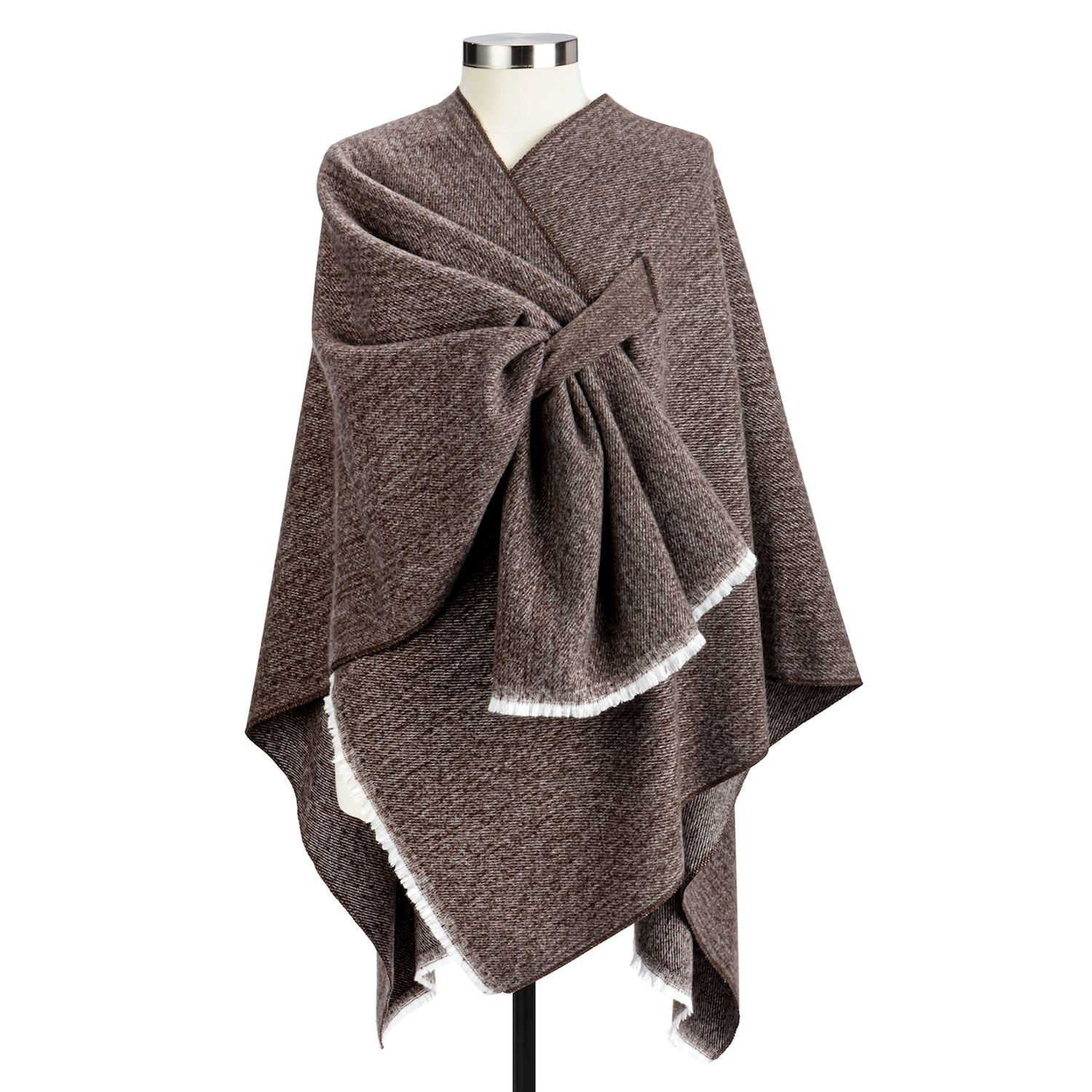 Heathered Keyhole Wrap