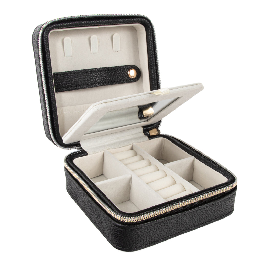 Leah Travel Jewelry Case with Pouch
