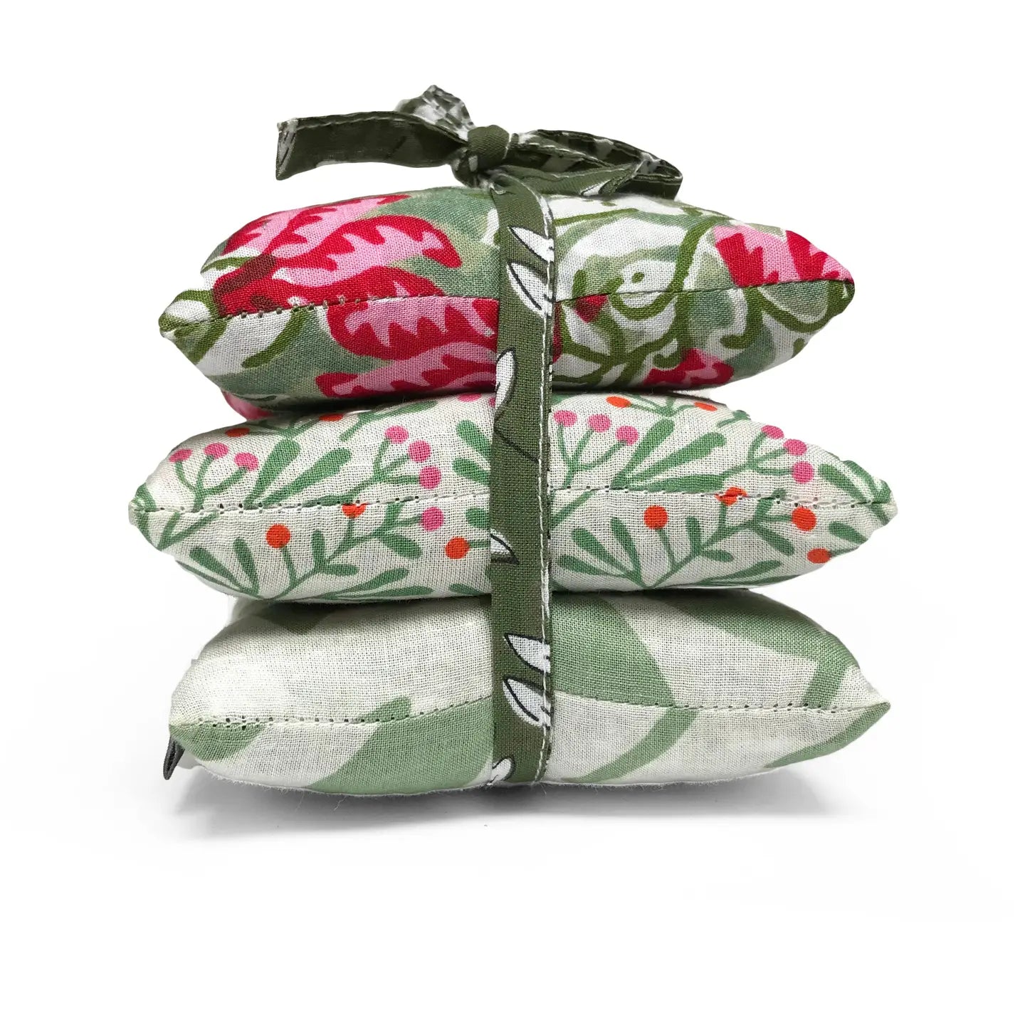 Stack of 3 Square Lavender Sachets