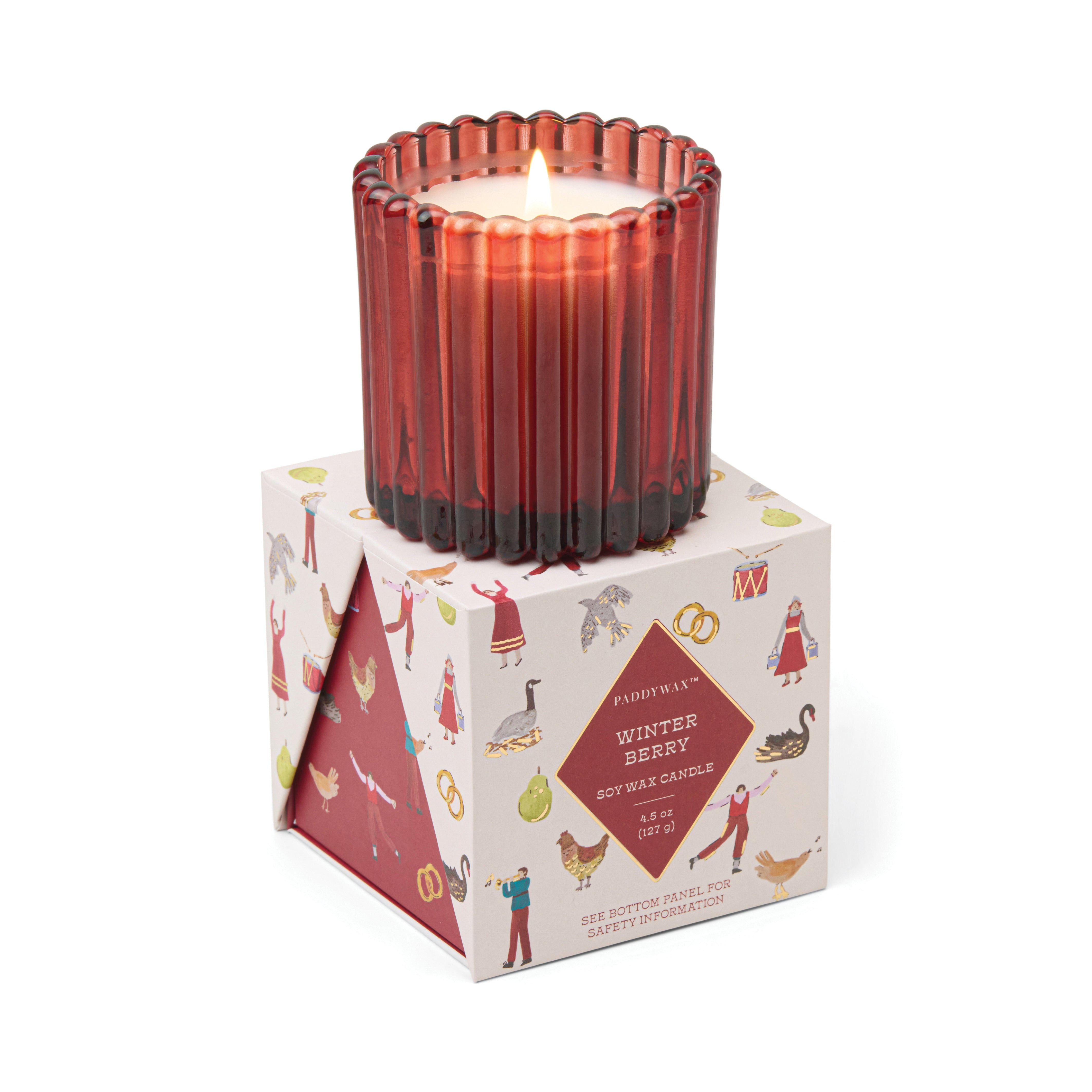 Paddywax Winter Berry Holiday Candle