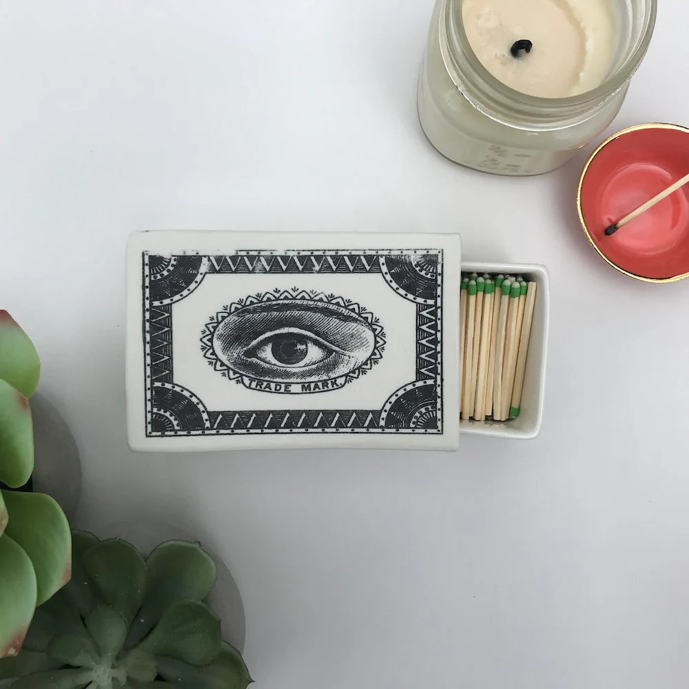 Vintage Matchbox - Eye