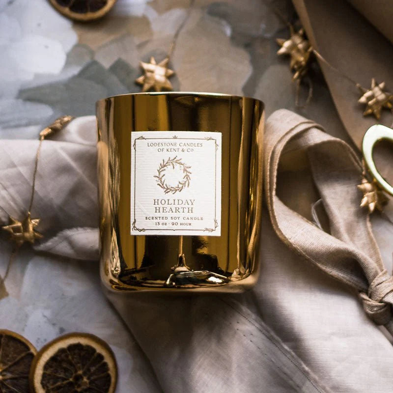 Lodestone Holiday Hearth Candle
