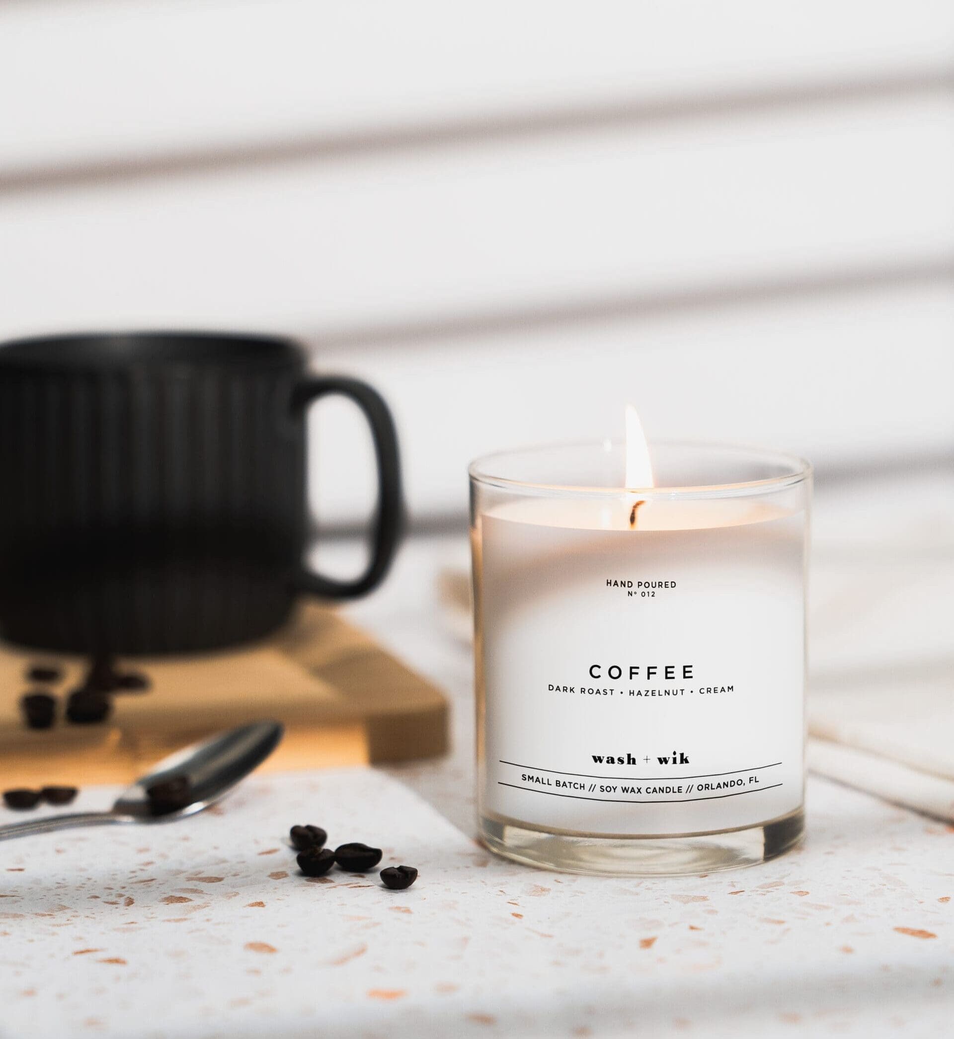 Wash and Wik Coffee Candle
