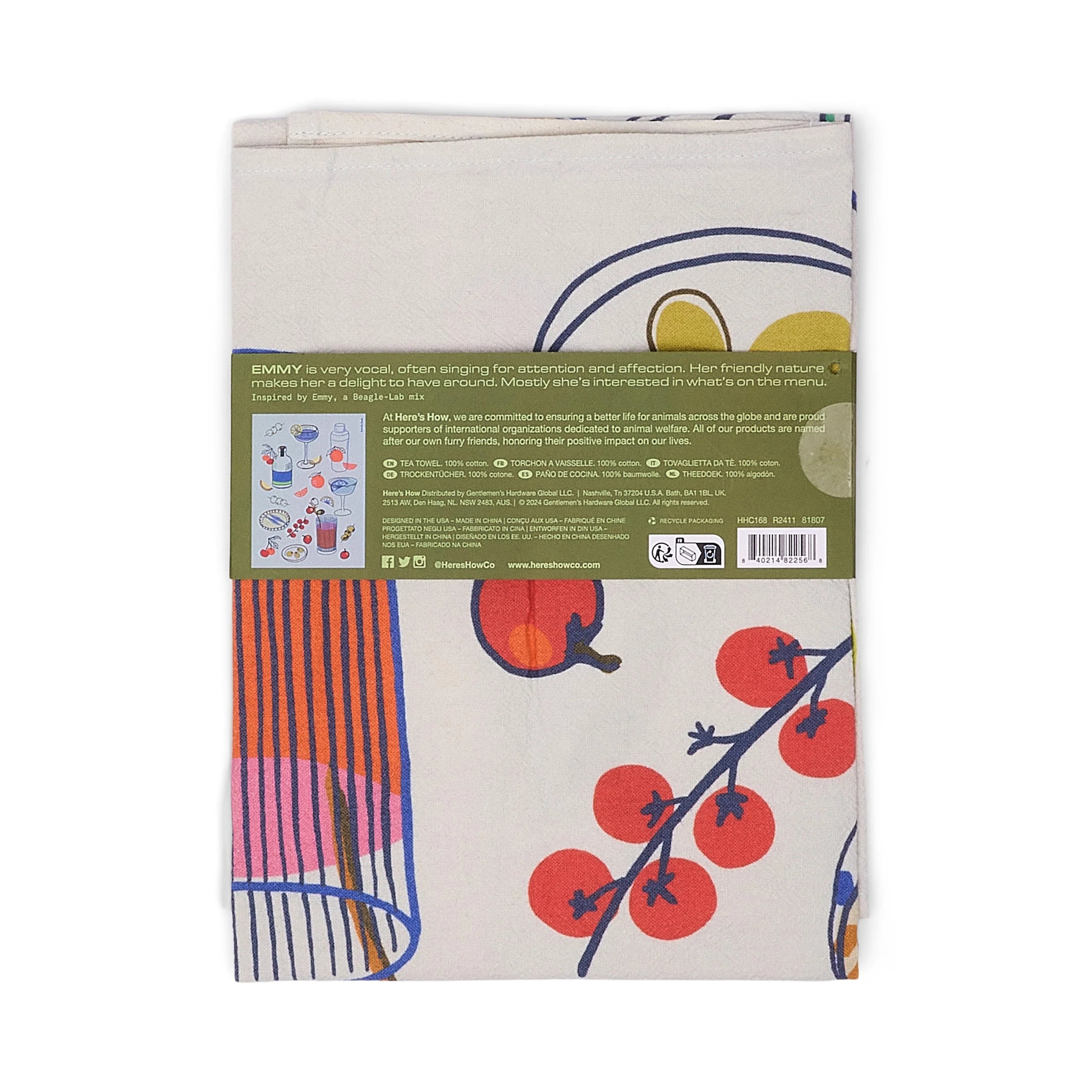 Cocktail Tea Towel