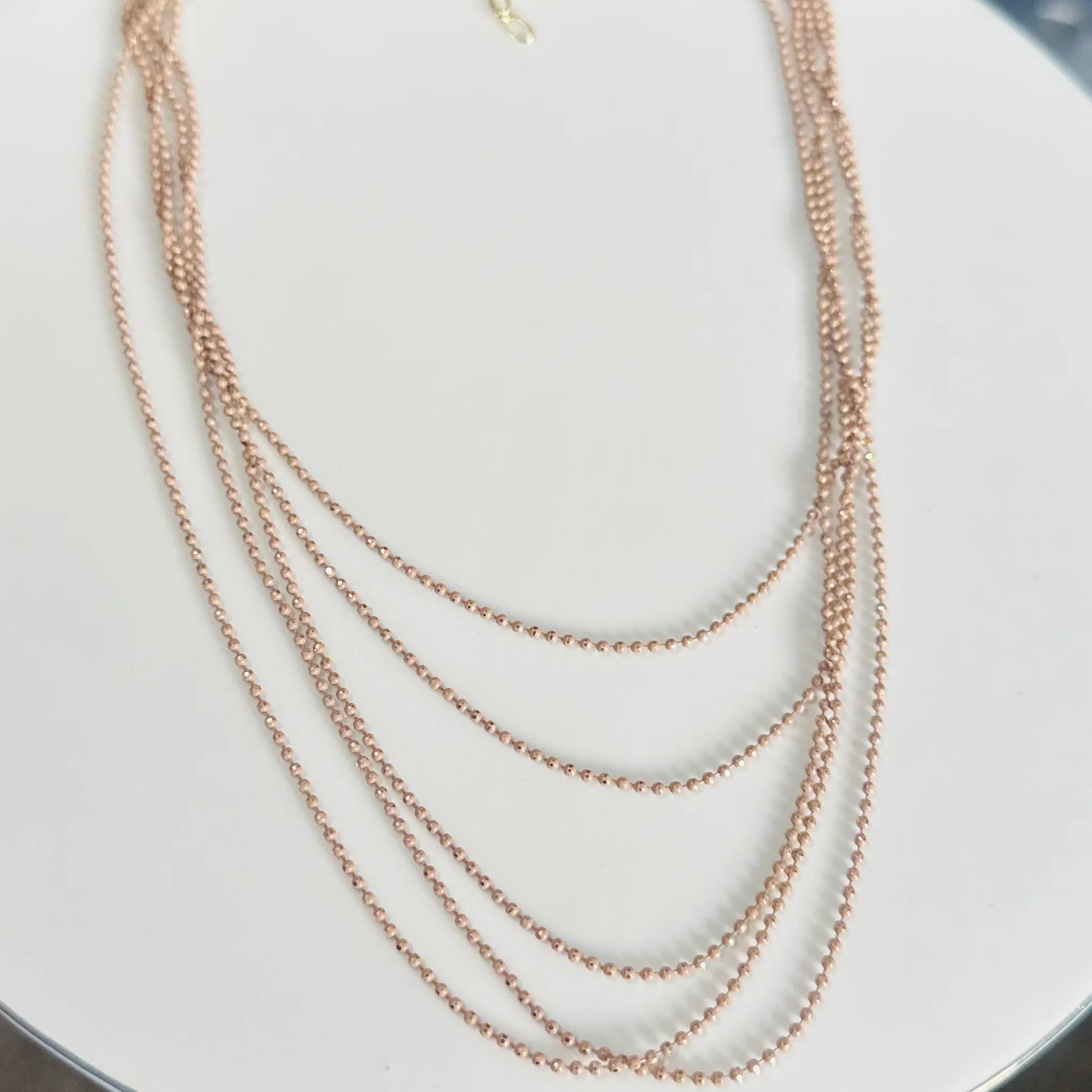 Cinq 5 Chain Choker Drape Necklace