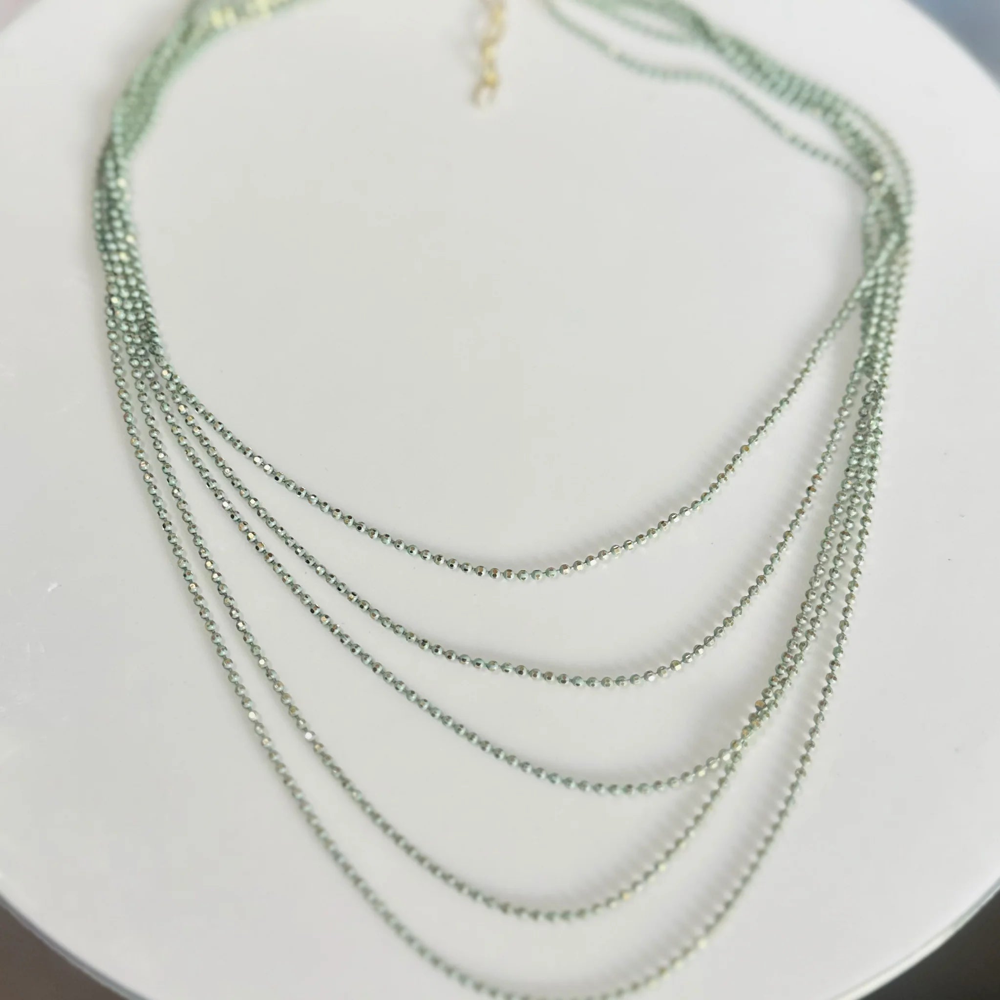 Cinq 5 Chain Choker Drape Necklace