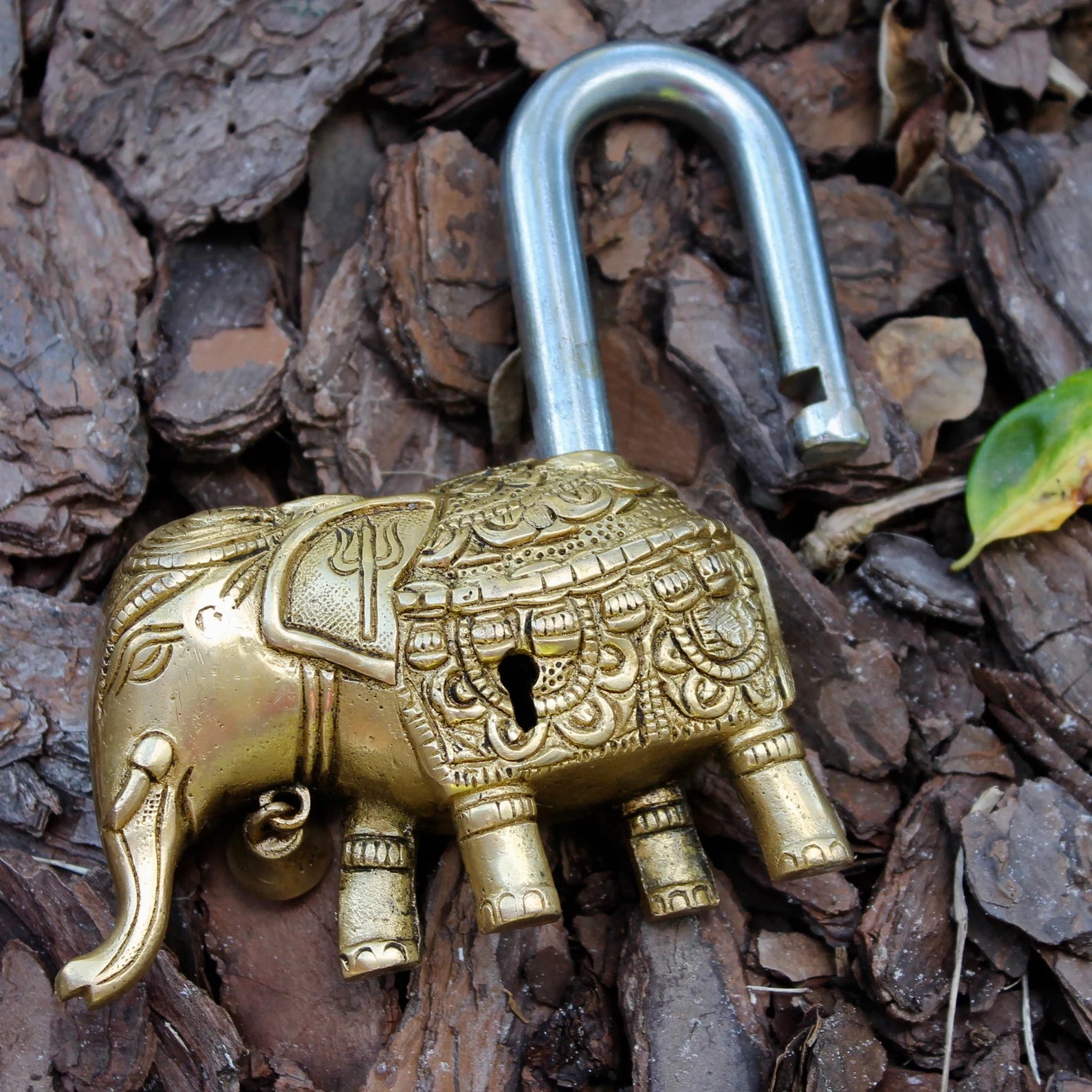 Elephant Brass Lock