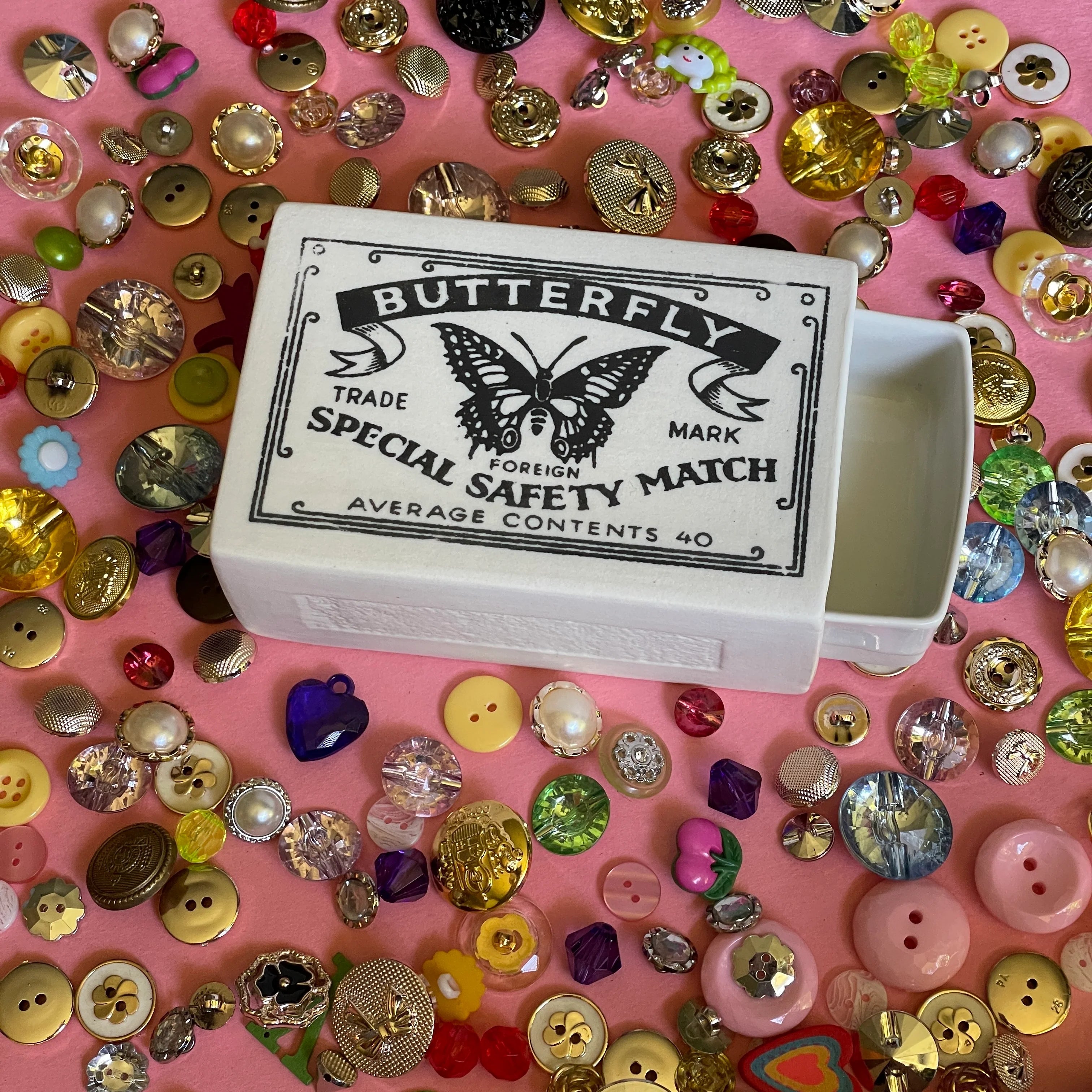 Vintage Matchbox - Butterfly