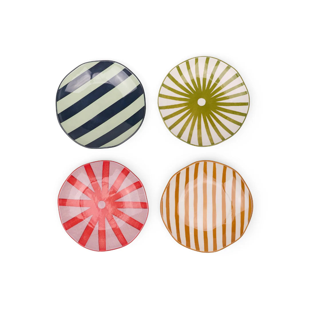 Set of 4 Appetizer Plates